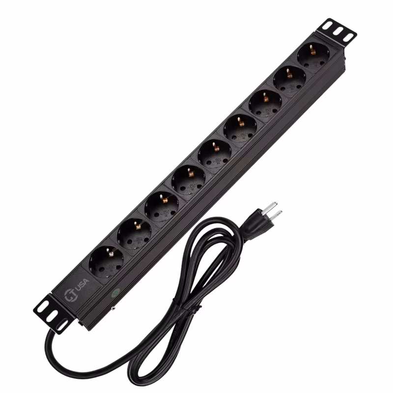 Power Rack Schuko  Tomas RU  Metros AWG LT USA LT PDU TA EU El Accesorio Ideal para Gabinete de Pared