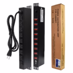 Power Rack PDU 9 Tomas con Switch Independiente 1RU LT USA LT-PDU9-14