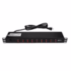 Power Rack PDU 9 Tomas con Switch Independiente 1RU LT USA LT-PDU9-14, Regleta de 9 salidas montada en gabinete de servidores con cable 14AWG en HD Multimedia PERU SAC