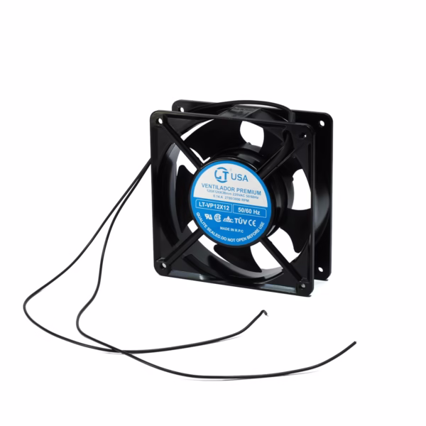 Ventilador Industrial 12cm 220V LT USA LT-VP12X12 | Para Racks y Servidores, Ventilador de 12cm para Gabinetes LT USA LT-VP12X12 distribuido por HD Multimedia PERU SAC.