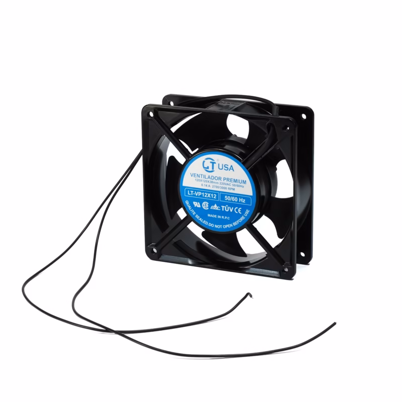 Ventilador Industrial 12CM 220VAC 120x120x38mm LT USA LT-VP12X12______01 Ventilador Industrial cm V LT USA LT VPX | Para Racks y Servidores