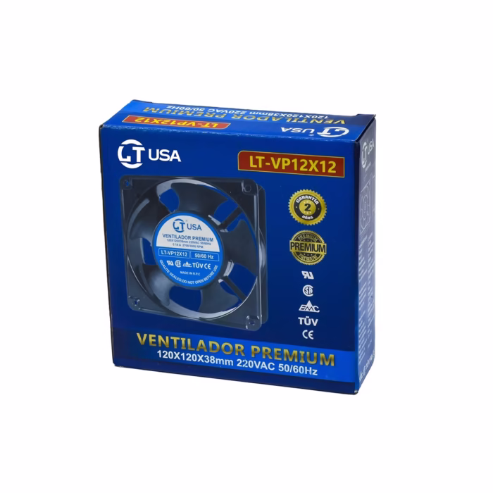 Ventilador Industrial cm V LT USA LT VPX | Para Racks y Servidores Ventilador de cm para Gabinetes LT USA LT VPX distribuido por HD Multimedia PERU SAC