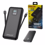 Power Bank Opalux 10000mAh 22.5W OP-PB043: Carga Rápida con Cables Integrados, cargador-portatil-opalux-con-cables-integrados-usb-c-lightning-HD-Multimedia-PERU-SAC