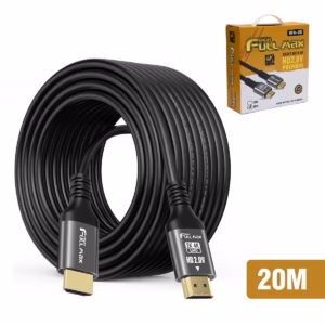 Cable HDMI 20 Metros 4K 60Hz High Full Max ZZ-HFM-HD-20M | Calidad Premium Blindado en HD Multimedia PERU SAC