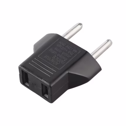 Adaptador de Enchufe Plano a Redondo High Full Max ZZ AD  | Negro V ª distribuído en HD Multimedia PERU SAC