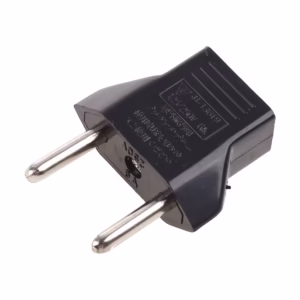 Adaptador de Enchufe Plano a Redondo High Full Max ZZ-AD-50 | Negro 250V 6ª, distribuído en HD Multimedia PERU SAC