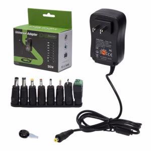 Adaptador Multi Voltaje Regulado Delcom DL AUC v v Universal W | Con  Puntas DC y Salida USB