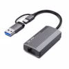Adaptador USB C a LAN de  Gbps Glink GL  Adaptador USB a RJ de G Distribuído en HD Multimedia PERU SAC