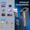 Adaptador USB C a LAN de  Gbps Glink GL  Adaptador USB a RJ de G Distribuído en HD Multimedia PERU SAC