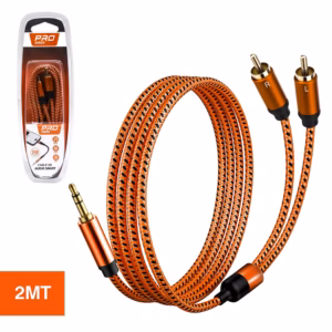 Cable de Audio MiniPlug a  RCA  Metros PRO Series PS  MT Enmallado Premium