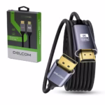 Cable HDMI a VGA Delcom DL HVGC de  Metros Premium con Chip IC y Carcasa de Aluminio