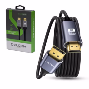 Cable DisplayPort a HDMI Delcom DL DPHC K Hz M Premium Gold Plated para Monitor y TV