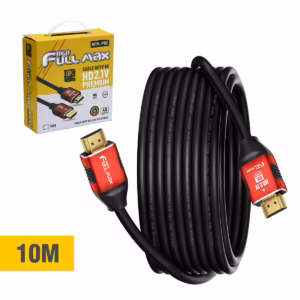 Cable HDMI de 10 Metros 8K High Full Max ZZ-HFM-PRE-10M Version 2.1 Ultra HD eARC en HD Multimedia PERU SAC