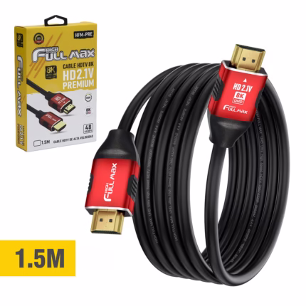 Cable HDMI K High Full Max ZZ HFM PRE M |  Metros Ultra High Speed Gbps Hz eARC en HD Multimedia PERU SAC