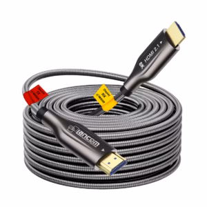 Cable HDMI 8K Lancom 10M Blindado Fibra Óptica v2.1 | 48Gbps | eARC y HDR+ | LTS-AOC8K-M-10M Distribuído en HD Multimedia PERU SAC