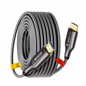 Cable HDMI 8K Lancom de 30 Metros Blindado Fibra Óptica v2.1 | 48Gbps | eARC y HDR+ | LTS-AOC8K-M-30M Distribuído en HD Multimedia PERU SAC