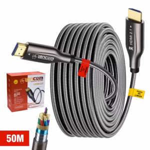 Cable HDMI K Lancom de  Metros Blindado Fibra Óptica v | Gbps | eARC y HDR  | LTS AOCK M M