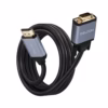 Cable HDMI a VGA Delcom DL HVGC de  Metros Premium con Chip IC y Carcasa de Aluminio