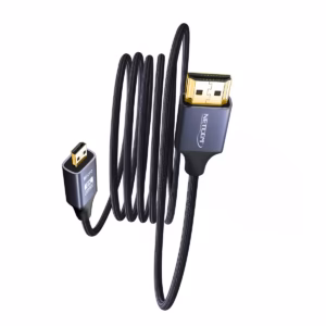Cable Micro HDMI 8K NETCOM PE-HD0702 1.8 Metros Calidad Premium para Cámara Tablet Laptop y TV, Distribuído en HD Multimedia PERU SAC