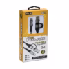 Cable USB C a USB C W  Metro con Adaptador USB A High Full Max HFM HG M | Carga Rápida y Enmallado Distribuído en HD Multimedia PERU SAC