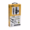 Cable USB C a USB C  Metros High Full Max HFM HG M | con Adaptador USB A | Enmallado y W Distribuído en HD Multimedia PERU SAC