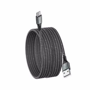 Cable USB-C de 3 Metros High Full Max HFM-CB-3M de 60W Carga Rápida y Enmallado, distribuído en HD Multimedia PERU SAC