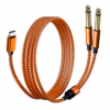 Cable de Audio USB C a  Plug PRO Series PS  MT | Cable de  Metros Enmallado con Chip DAC