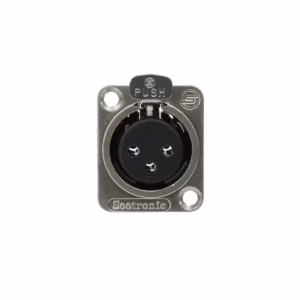 Conector Canon Hembra de Chasis SEETRONIC K3F2C Metal Housing vendido en HD Multimedia PERU SAC