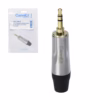 Conector MiniPlug TRS Estéreo Connex GBHJ CH BK Plateado para Soldar Distribuído en HD Multimedia PERU SAC