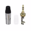 Conector MiniPlug TRS Estéreo Connex GBHJ CH BK Plateado para Soldar Distribuído en HD Multimedia PERU SAC