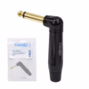Conector Plug Mono  Grados Connex GWDJ BK BK Gold Plated Metálico para Soldar