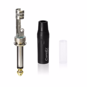 Conector_Plug_Mono_con_Pin_Dorado_Metal_Black_Connex_GNYJ-01BK-BK___03____Accesorios Conector Plug Mono Connex GNYJ BK BK con Pin Dorado Metal Black para Soldar | Audio Profesional de Calidad
