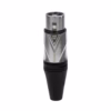 Conector XLR Canon Hembra Connex GSDX CH BK de Zinc Cromado con  Pin Dorado para Soldar