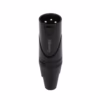 Conector XLR Canon Macho Connex GXDX BK Negro con  Pin Dorado para Soldar