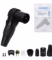 Conector XLR Canon Macho en L Connex GBHX BK Negro con Pin Dorado para Soldar | Diseño en ° Grados Distribuído en HD Multimedia PERU SAC