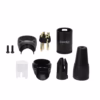 Conector XLR Canon Macho en L Connex GBHX BK Negro con Pin Dorado para Soldar | Diseño en ° Grados
