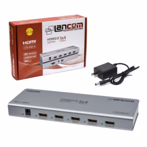 Splitter_HDMI_4K_1x4_Lancom_LTS-840-4_Ultra_HD_Metal_Housing_18Gbps____00____Portada Splitter HDMI K × Lancom LTS Ultra HD Hz | Divisor de Video Entrada Salidas