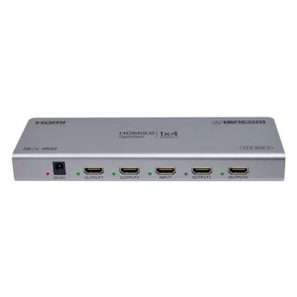 Splitter HDMI 4K 1x4 Lancom LTS-840-4 Ultra HD 60Hz | Divisor de Video 1 Entrada 4 Salidas Distribuído en HD Multimedia PERU SAC