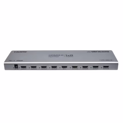 Splitter HDMI 4K 1x8 Lancom LTS-880-8 Ultra HD 60Hz 18Gbps HDMI 2.0 con EDID Distribuído en HD Multimedia PERU SAC