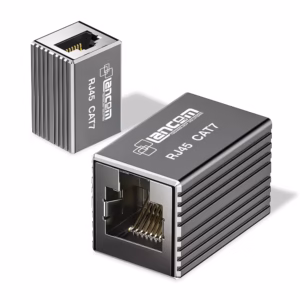 Acoplador RJ45 Cat7 LANCOM LTS-RJ45-C7-HH | Empalme de Cable UTP Cat7/Cat6A/Cat6 | Metal Housing | 10Gbps, Distribuído en HD Multimedia PERU SAC