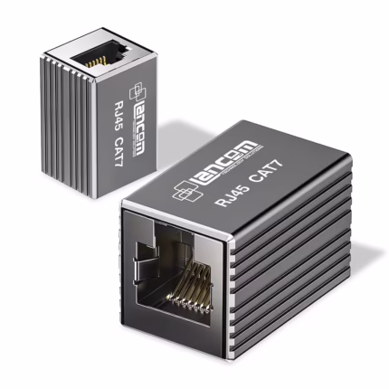 Acoplador RJ45 Cat7 LANCOM LTS-RJ45-C7-HH | Empalme de Cable UTP Cat7/Cat6A/Cat6 | Metal Housing | 10Gbps, Distribuído en HD Multimedia PERU SAC
