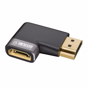 Adaptador Codo HDMI de 270 Grados Lancom LTS-270GL | Gold Plated | 8K Super Ultra HD | Cabezal de Aluminio, Distribuído en HD Multimedia PERU SAC