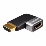 Adaptador Codo HDMI de  Grados Lancom LTS GL | Gold Plated | K Super Ultra HD | Cabezal de Aluminio