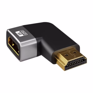 Adaptador Codo HDMI de 90 Grados Invertido Lancom LTS-90GL | Gold Plated | 8K Super Ultra HD | Cabezal de Aluminio, Distribuído en HD Multimedia PERU SAC