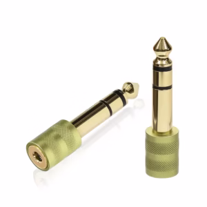 Adaptador de Audio MiniPlug a Plug Estéreo Connex GALA GN | Conector Metal Housing Gold Plated