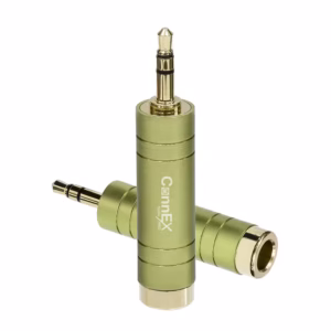 Adaptador de Audio Plug a MiniPlug Estéreo Connex GALA-02GN | Conector Metal Housing Gold Plated, Distribuído en HD Multimedia PERU SAC