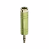 Adaptador de Audio Plug a MiniPlug Estéreo Connex GALA GN | Conector Metal Housing Gold Plated Distribuído en HD Multimedia PERU SAC