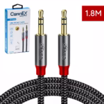 Cable de Audio Estéreo MiniPlug TRS Connex CX-15-0150-1.8M | Cable Auxiliar Jack 3.5mm Enmallado Gold Plated 1.8 Metros, Distribuído en HD Multimedia PERU SAC