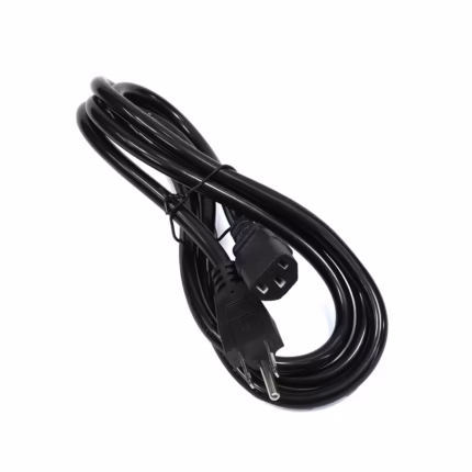 Cable de Poder para CPU 3 Metros 3x14AWG American NET GP-130-3x14-3M | C13 a NEMA 5-15P Negro Distribuído en HD Multimedia PERU SAC