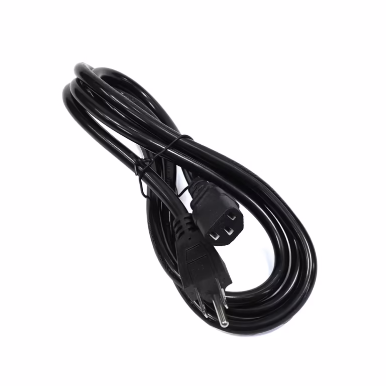 Cable de Poder para CPU 3 Metros 3x14AWG American NET GP-130-3x14-3M | C13 a NEMA 5-15P Negro Distribuído en HD Multimedia PERU SAC